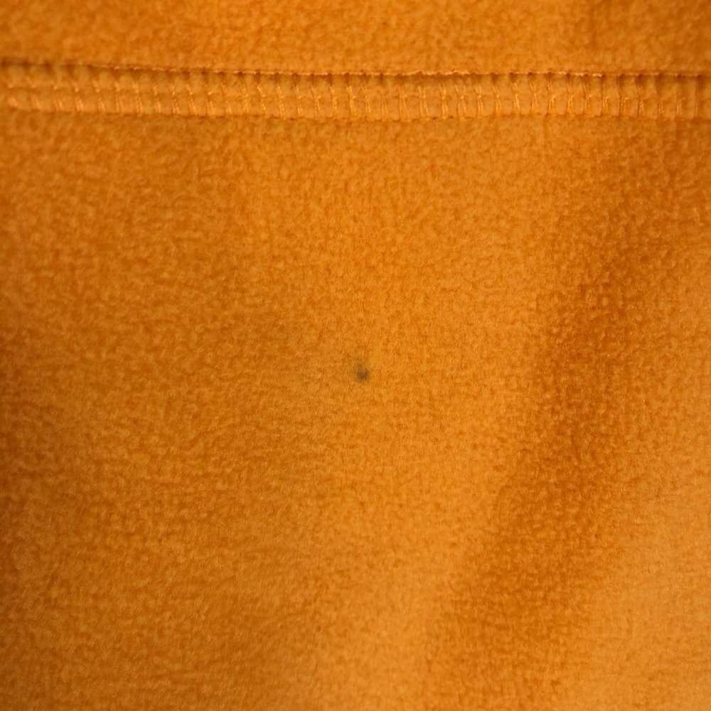 Lands End Yellow Quarter Zip Fleece Size Medium - Picture 4 of 5